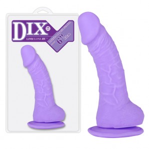 15 cm Dix Mor Renkli Realistik Penis
