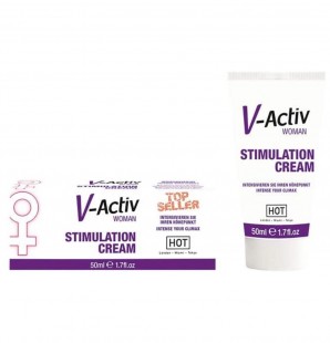 HOT V-Activ Stimulation Cream For Women 50 ml.