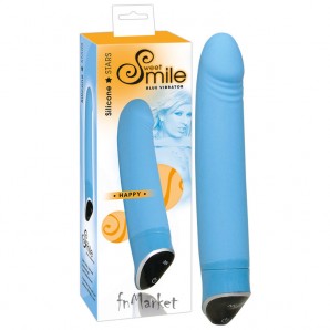 22 cm Sweet Smile Happy Blue Vibratör