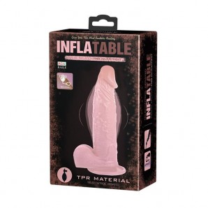 19 cm Inflatable Şişen Pompalı Penis