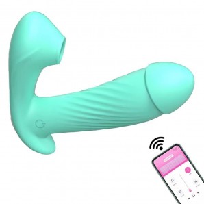 USB Şarjlı Telefondan Kumandalı Isıtıcılı Klitoris Emme Fonksiyonlu Teknolojik Vibratör