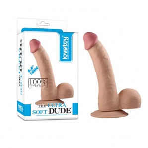 22 cm The Ultra Soft Dude Yumuşak Love Clone Penis