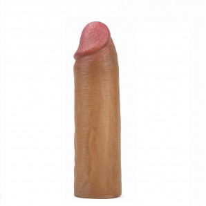 4,5 cm Dolgulu Lovetoy Nature Extender Premium Penis Kılıfı Melez