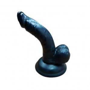 13 cm Vantuzlu Realistik Penis Anal Vajinal Dildo