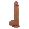 25,5 cm Realistik Vantuzlu Dildo Penis - Mendel 1