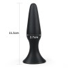 11,5 cm Vantuzlu Silikon Anal Plug 5