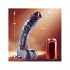 26 cm Black Giant XXL Gerçekçi Silikon Dildo – Güçlü Vakum Tabanlı, Kalın ve Esnek Tasarım 4