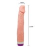 Güçlü Titreşimli 22 cm Realistik Vibratör Gerçekci Penis Dildo