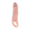 3 cm Dolgu Uzatmalı Titreşimli Penis Kılıfı Prezervatif