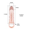 3 cm Dolgu Uzatmalı Titreşimli Penis Kılıfı Prezervatif