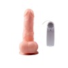 14 cm Kumandalı Gerçekçi Titreşimli Dildo Vibratör Penis