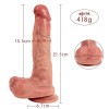 Yeni Nesil Çift Katmanlı 21 cm Realistik Dildo Penis