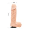 15 cm Belden Bağlamalı İçi Dolu Strapon Penis