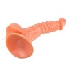 19 cm Belden Bağlamalı Gerçekçi Titreşimli Dildo Vibratör Penis Set