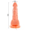 19 cm Belden Bağlamalı Gerçekçi Titreşimli Dildo Vibratör Penis Set