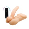 Realistik Yarım Erkek Vücut Formunda Kumandalı Penis Vibratör