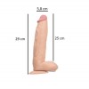 31 cm Vantuzlu Realistik Penis Anal Vajinal Dildo