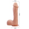 22 cm Realistik Vantuzlu Dildo Penis - Johnson