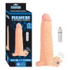 19 cm X-Tender Series Realistik Et Dokusunda Titreşimli Penis Kılıfı