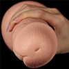 28 cm Gerçekçi 10 Titreşimli Testissiz Dildo Vibratör Penis