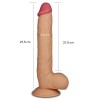 27 cm Extra Large Belden Bağlamalı Realistik Kalın Penis