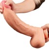 30 cm Belden Bağlamalı Yeni Nesil Çift Katmanlı Realistik Dev Dildo Penis