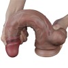 29,5 cm Yeni Nesil Çift Katmanlı Gerçekçi Kalın Dildo Penis