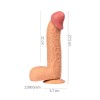 27 cm Dev Boy Belden Bağlamalı Realistik Vantuzlu Dildo Penis