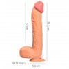 31 cm Belden Bağlamalı Dev Boy Realistik Vantuzlu Dildo Penis 
