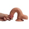 18,5 cm Et Dokulu Full Realistik Gerçekçi Penis Kalın Dildo - Crowley