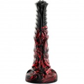 21 cm Et Dokulu Fantezi Renklerde Gerçekçi Çift Katmanlı Sünnetsiz Silikon Penis - Horse Power 5