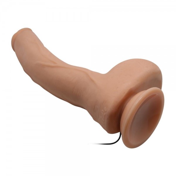 27 cm Titreşimli Gerçekçi Kalın Dildo Penis - Jack 4