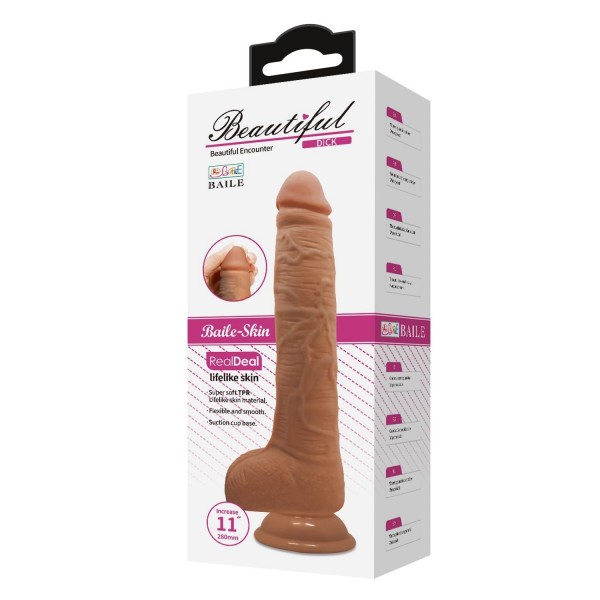 28 cm Gerçekçi Uzun Dildo Penis - Dick 2