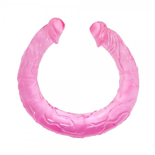 Double Dones 44 cm Çift Taraflı Jel Yumuşak Penis Dildo 2