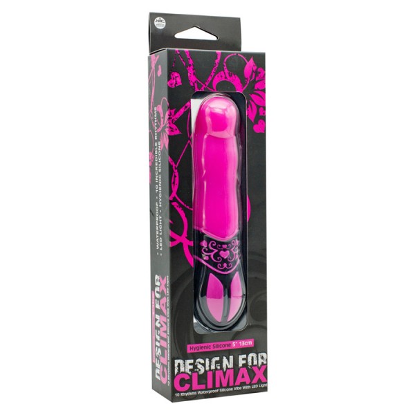 17 cm Design For Climax Pembe Renk Modern Vibratör