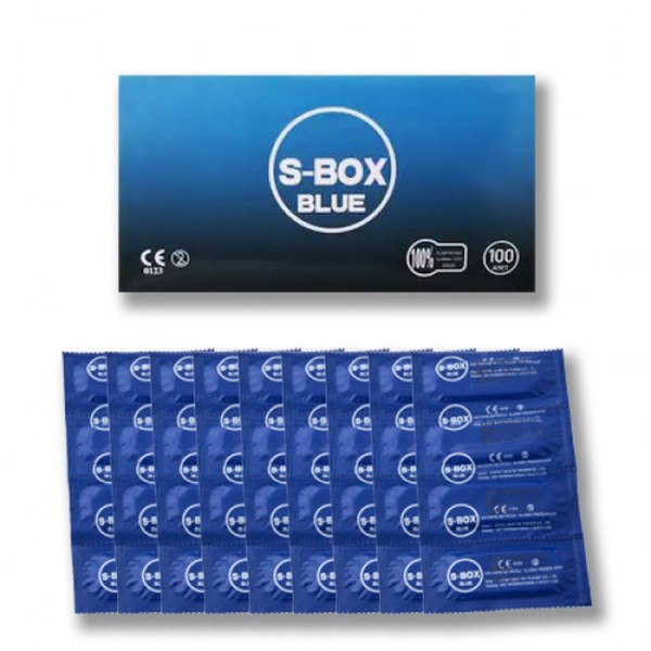 S-Box Blue Eko Paket 100'lü Prezervatif