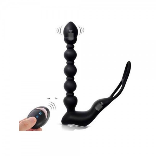  Isıtmalı Penis Halkalı Anal Prostat Vibratör 2