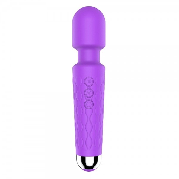Female Wand Massager Şarjlı Vibratör - Mor