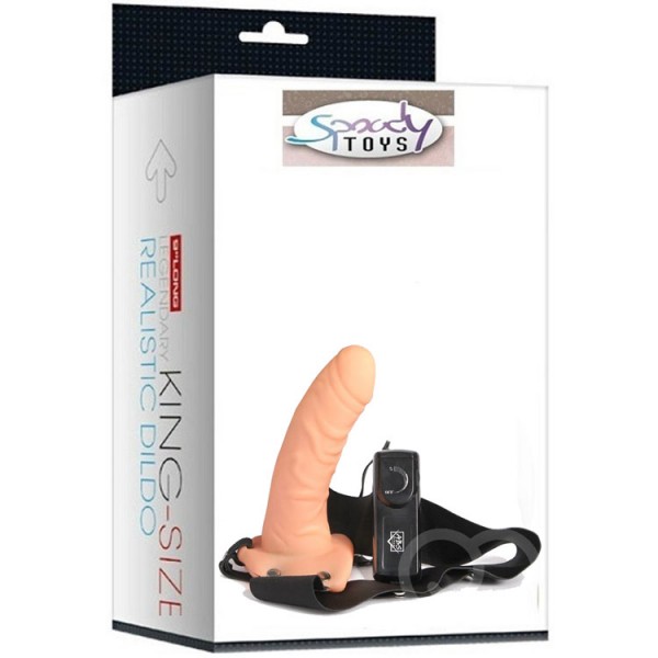 17 cm Alias Titreşimli Belden Bağlamalı Protez Penis