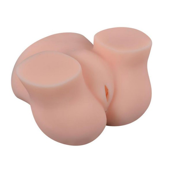 Bad Girl Realistik Titreşimli 2 İşlevli Büyük Boy Bayan Kalça Vajina 