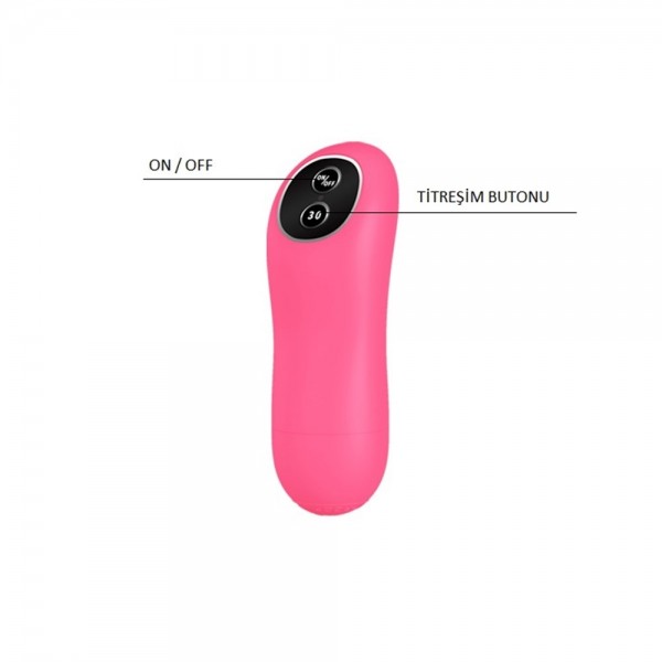 30 Titreşim Fonksiyonlu Belden Bağlamalı Uzaktan Kumandalı Vajinal Kelebek Vibratör