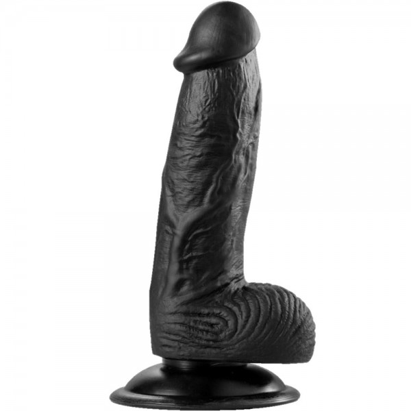 20 cm Realistik Vantuzlu Zenci Dildo Penis