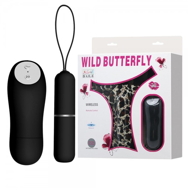 Çamaşır İçi Uzaktan Kumandalı Vibratör - Wild Butterfly