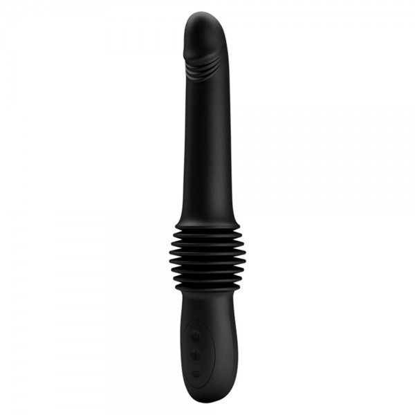 USB Şarjlı İleri Geri Hareketli Teknolojik Vibratör Siyah - Pazuzu