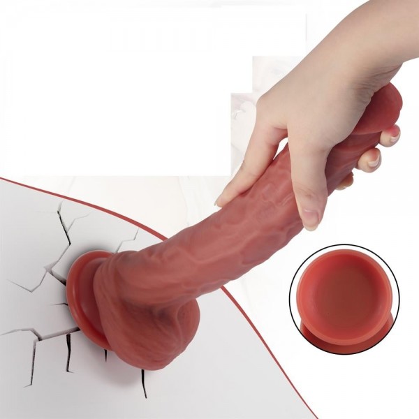 Yeni Nesil Büyük Boy 28,9 cm Realistik Dildo Penis