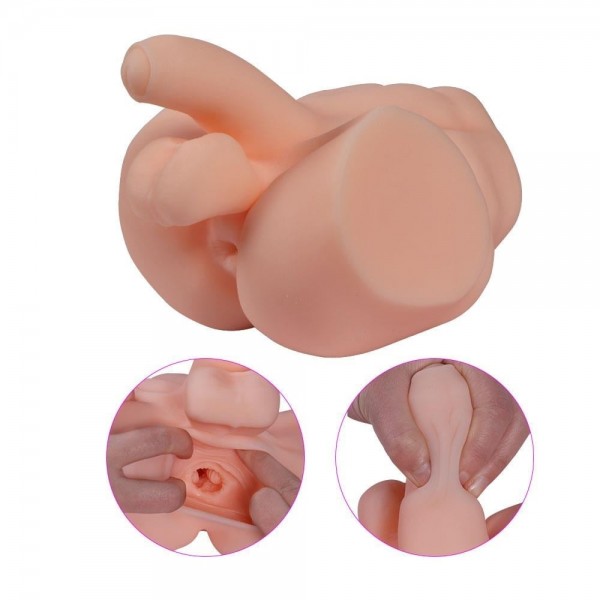 2 İşlevli Realistik 9 cm Penisli Erkek Kalça2 İşlevli Realistik 9 cm Penisli Erkek Kalça