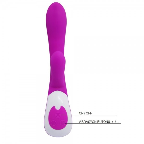 USB Şarjlı 12 Fonksiyonlu Klitoris Uyarıcılı Teknolojik Vibratör