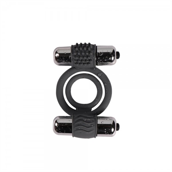 Çift Titreşimli Silikon Penis Halkası