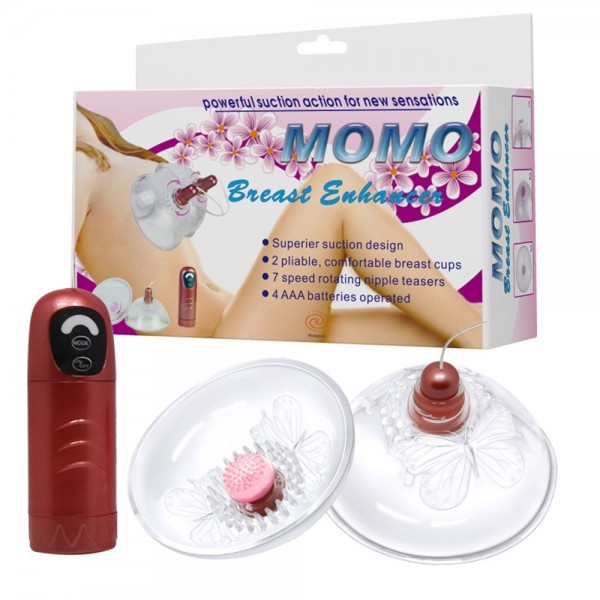 Momo 7 Titreşim Ayarlı Vakumlu ve Masaj Uçlu Göğüs Pompası 