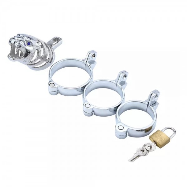 Kilitli Çelik Fetiş Horoz Penis Kafesi